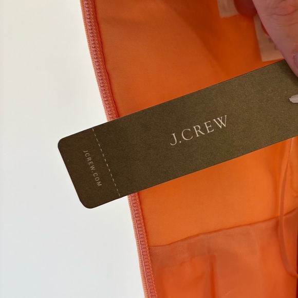 J. Crew Marlie Classic Faille Strapless Mini Dress Sweetheart Neckline Peach - Picture 11 of 15